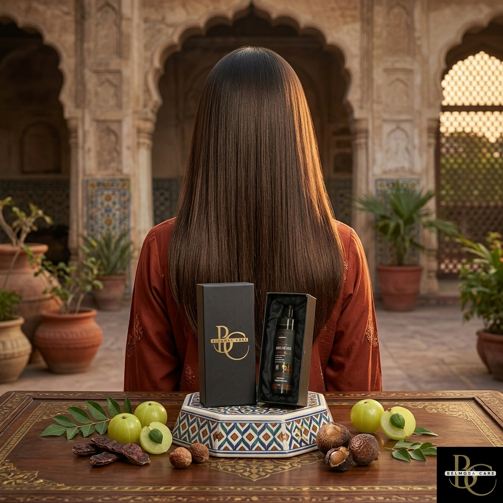 Belmora Care botanical hair oil with traditional hair-care ingredients